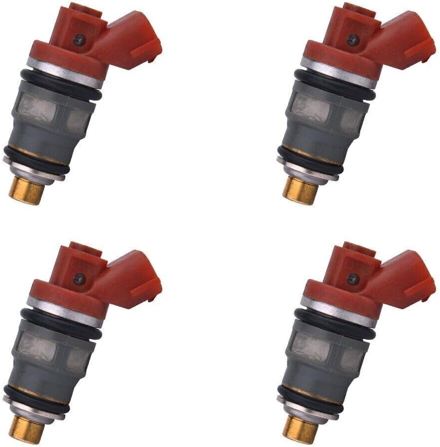 ya 4 8.8 4-Piece Set for Toyota Previa Flow Matched 2.4L 23250-76020 Fuel Injector FJ378