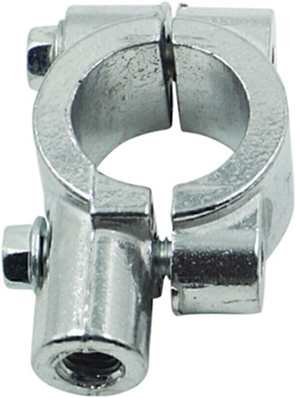 ya 6 8.14 25mm M10 Rearview Handlebar Mirror Mount Holders Adapter Clamp Motor Silver