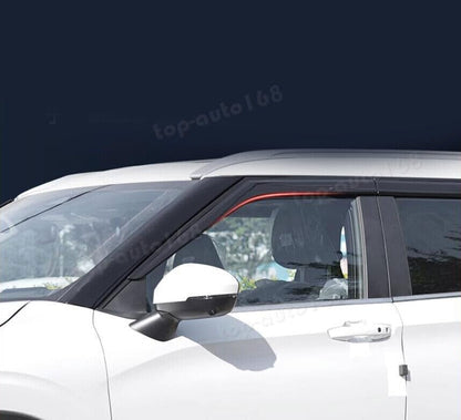 ya 5 8.24 baidi Black Window Visor Vent Shades Sun Rain Guard B for Mitsubishi for Outlander 22-2024
