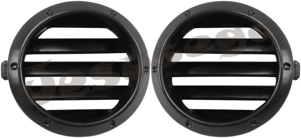 ya 9 10.24 Pair Fog Light Cover Right+Left Side for Toyota Highlander 2004-2007
