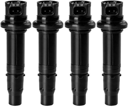 ya 9 10.24 4X Ignition Coils Pack F6T558 Fits for Yamaha MT-07 14-17 R6 RJ15 Bj YZF-R1 FZ8