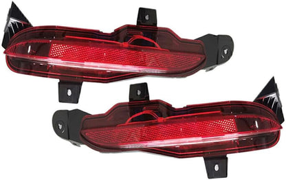 ya 4 8.10 2X Bumper Fog Lamp Light Rear Reflector Fit 2018-22 for Land Rover for Range Rover Velar