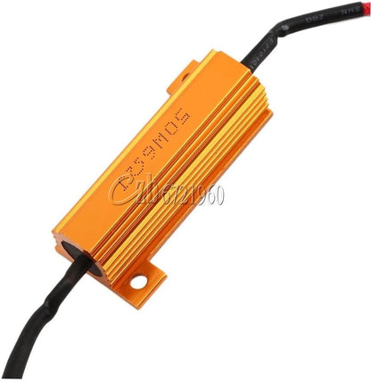 ya 13 9.15 baidi LED Load Resistor Warning Decoder 5W-50W 6¦¸ With Two Cancellers For 12V Cars New
