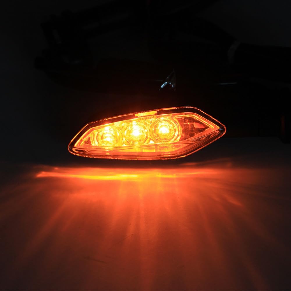 ya 23 10.7 baidi LED Turn Signal Indicator Lamp for Kawasaki Z900/RS Z1000 Z650 Z H2 ER-6N KLR650