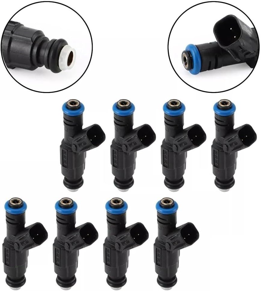 ya 10 9.16 baidi 8Pcs 885176 Fuel Injectors 0280156081 for Mercruiser V8 350 MAG 5.0L 4.3L 6.2L