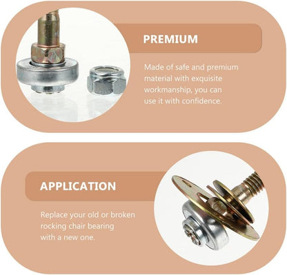 ya 5 8.24 baidi 4Pcs Glider Rocker Bearings Rocking Chair Maintenance Parts Connector