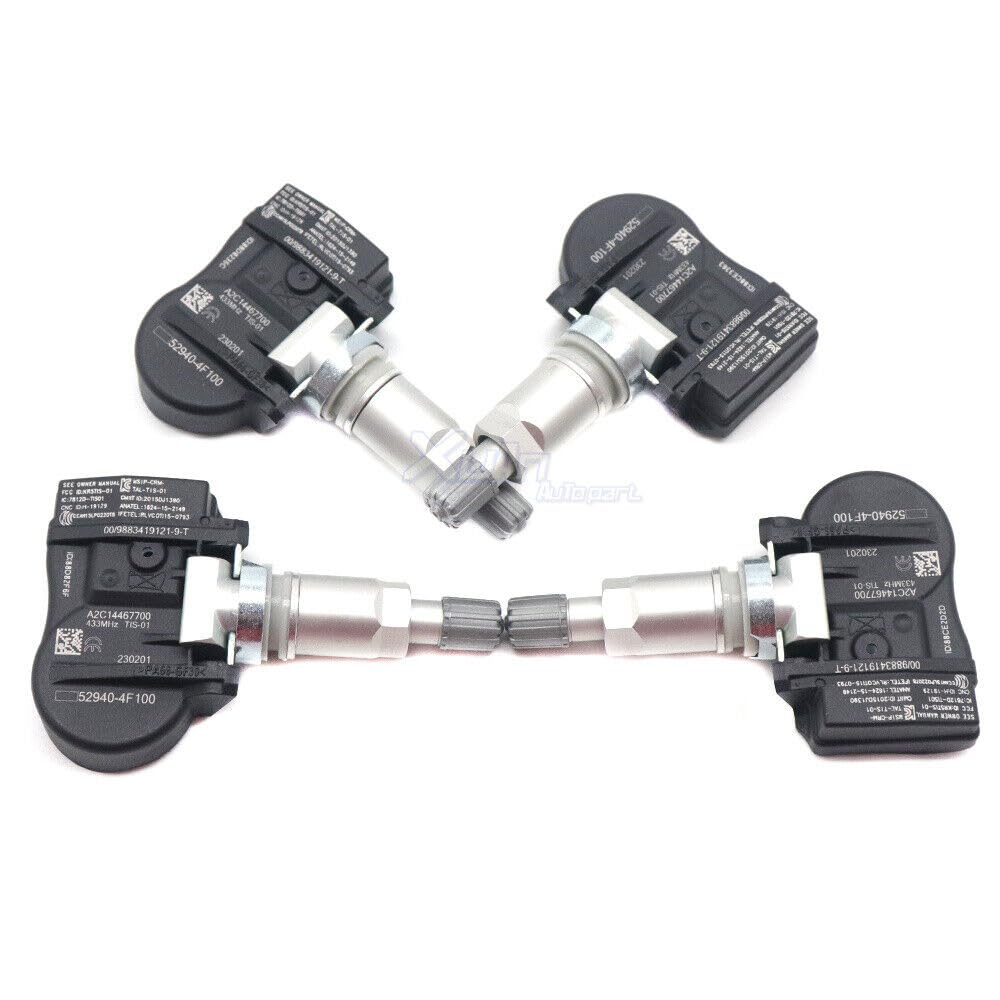 ya 2 8.15 4X Tire Pressure Sensor 52940-4F100 TPMS for Hyundai Grand Starex 2015-17 Maxcru