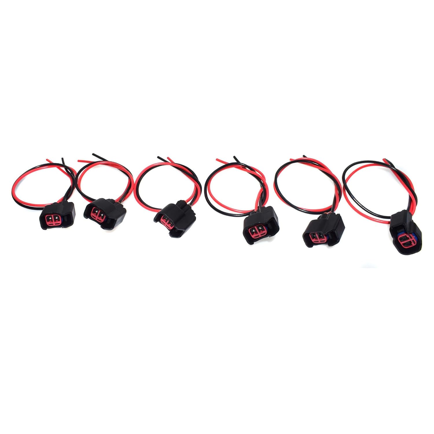 ya 2 8.15 6pcs Fuel Injector Wire Harness Plugs for Ford for Mercury for Jeep for Lincoln 