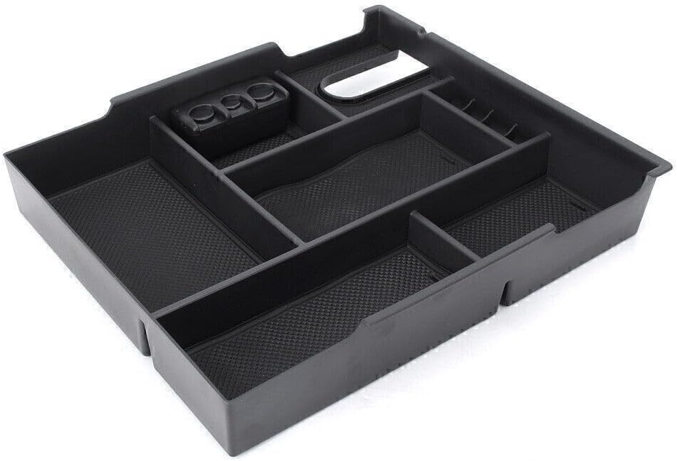ya 4 8.8.2 Car Center Console Storage Box or Coin Holder Container Fit for Toyota Tundra 14-18