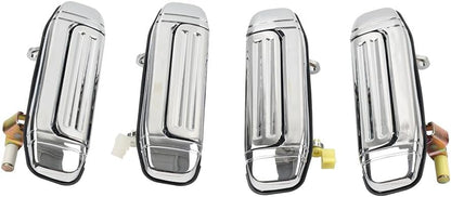 ya 10 9.16 baidi 4PC Front Rear LH RH Outer Door Handle for Mitsubishi Pajero 92-98 Montero 92-00