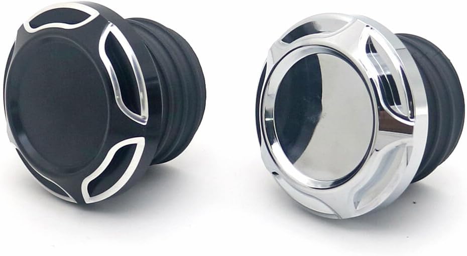 ya 9 10.24 New CNC Edge Cut Vented Gas Tank Cap Fuel Cap for Harley Sportster Dyna Softail