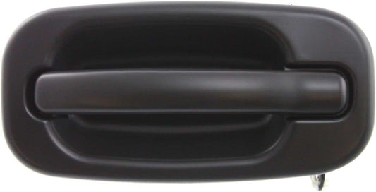 ya 2 8.15 Door Handle Set for 1999-2006 for Chevrolet Silverado 1500 Smooth Black Front Exterior 2 Pieces 