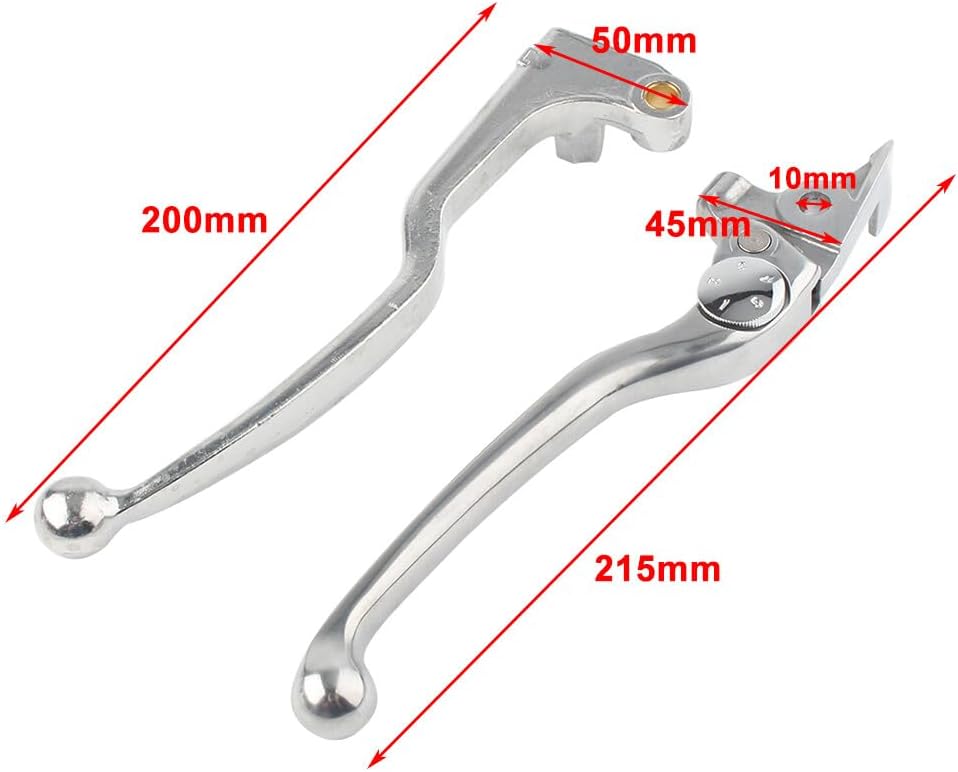ya 5 8.10 for Yamaha FZ1 FZ6 FZ8 2001-2005 2002 2003 Aluminum Chrome Brake Clutch Levers