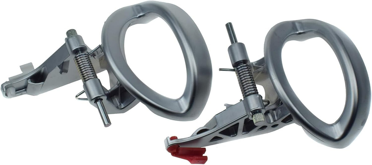ya 9 10.24 Pair of Interior Door Handles LH and RH Chrome for 2007-2011 for Dodge Nitr