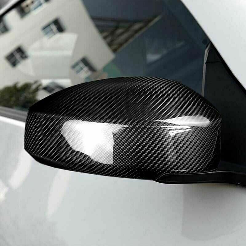 ya 11 9.14 baidiAdd On for Nissan 350Z Z33 2003-08 Carbon Fiber Rearview Mirror Cover Trim Cap