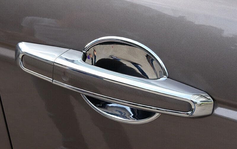 ya 5 8.10 for Range Rover Evoque 2012-19 Chrome Outside Door Handle Molding Cover Trim 8X