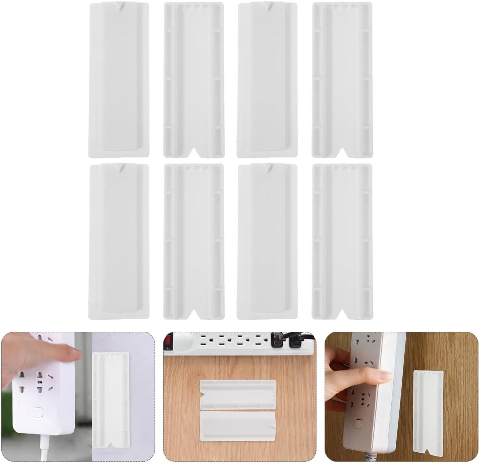 ya 26 10.21 baidi 4 Set Wall Hanging Fixing Apparatus Socket Organizer Holder Traceless Punch