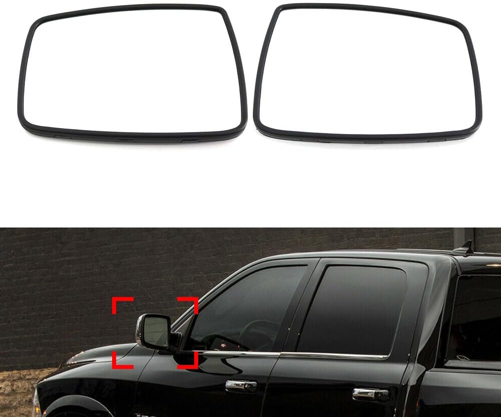 ya 11 9.14 baidiFit for Dodge for Ram 1500 2500 2011-2018 Wing Mirror Glass Heated Power Left Side