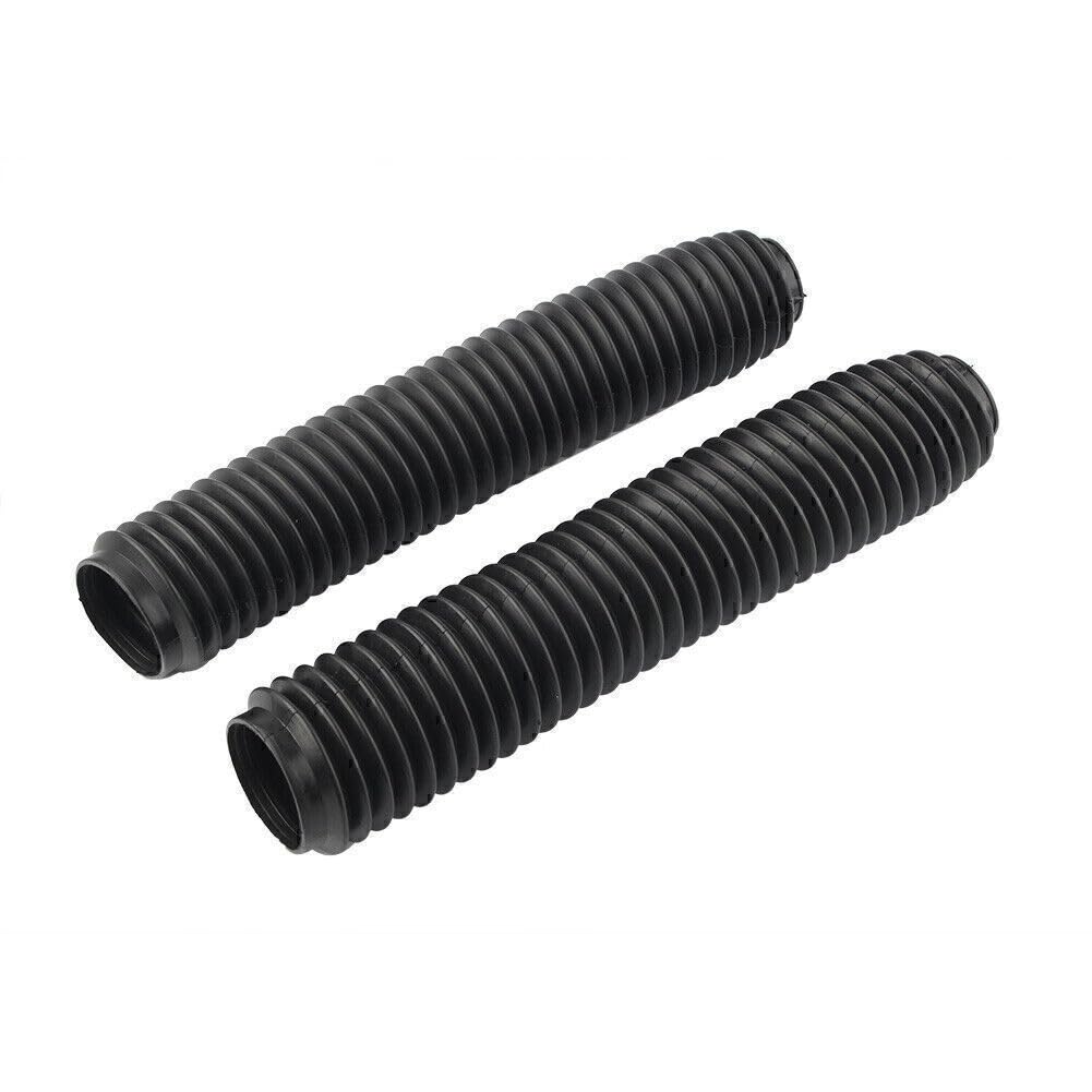 ya 6 8.14 for Motor Dirt Bike Black 360MM Fork Dust Covers Gaiters Boots Shock Rubber