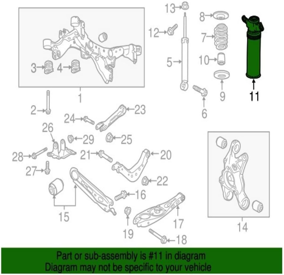 ya 4 8.24 baidi Rear shock absorber bracket for universal Envision 16-20