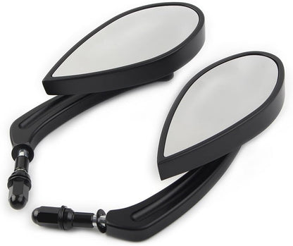 ya 2 8.15 8MM Rear View Mirrors Fit for Harley Touring Street Road Glide King Motorcycle