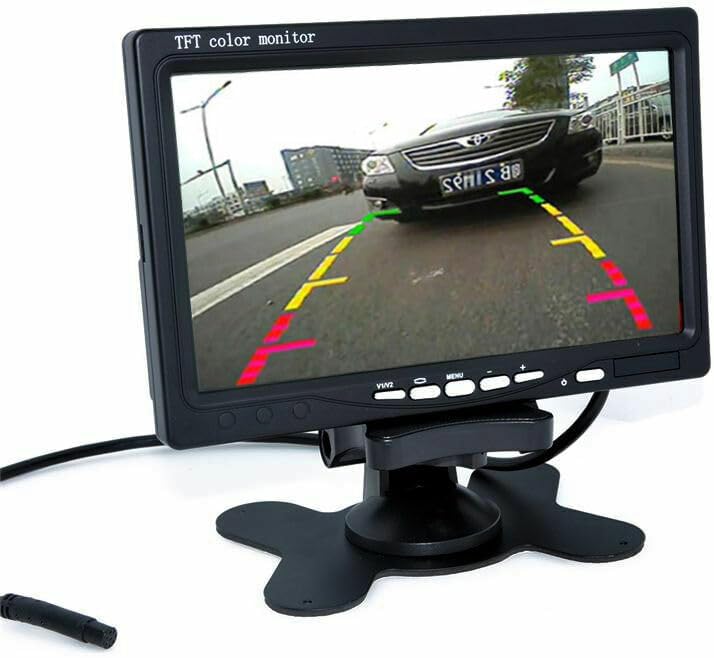 ya 5 8.24 baidi 7 TFT LCD Color CCD Mirror Monitor for Car Reverse Rear View Backup Camera DVD