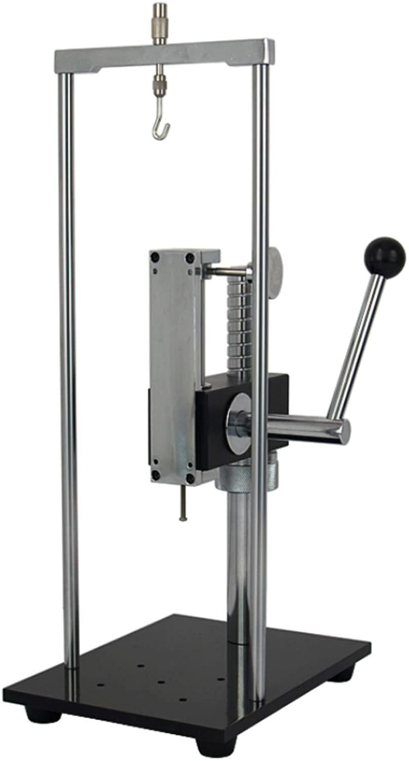 ya 16 10.20 baidi Hand Press Manual Force Gauge Test Stand 500N Manual Pull Pressure Test Stand