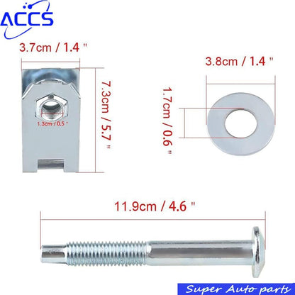 ya 8 8.24 baidi 6 Bolt Truck Bed Mounting Hardware Kit Fits 1997-2014 for Ford F150 F250 924-313