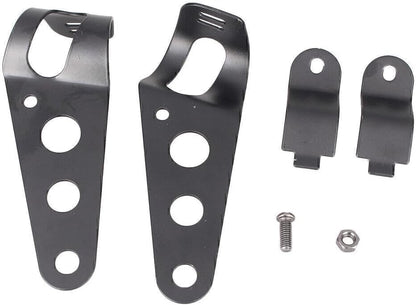 ya 9 10.24 for Cafe Racer Chopper Steel 28-38mm Motorbike Headlight Fork Ears Mount Br