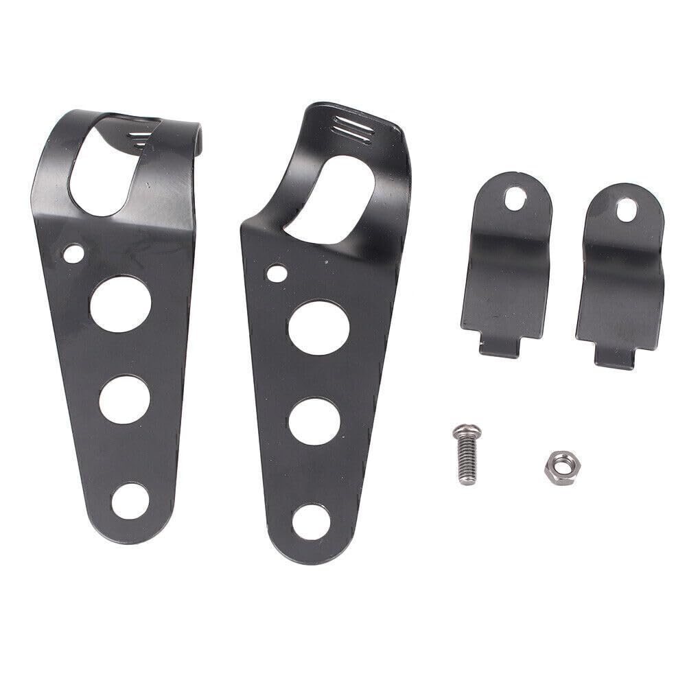 ya 6 8.14 for Cafe Racer Chopper Steel 28-38mm Motorbike Headlight Fork Ears Mount Bracket
