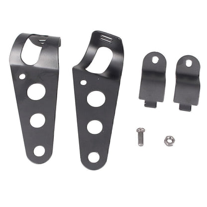 ya 6 8.14 for Cafe Racer Chopper Steel 28-38mm Motorbike Headlight Fork Ears Mount Bracket