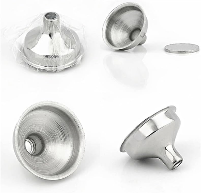 ya 26 10.21 baidi 6 Pcs Wine Pot Funnel Steel for Mini Wide Mouth Oil Flagon Special Hip Flask