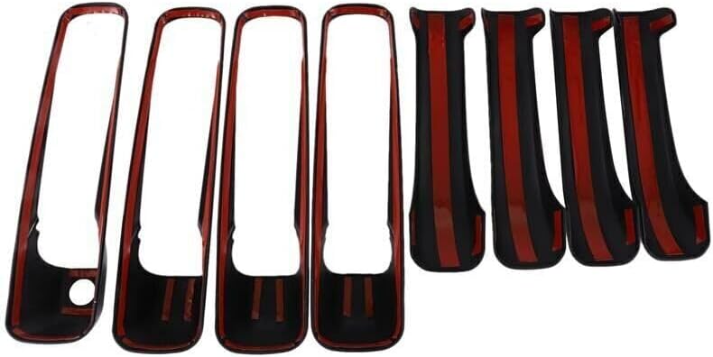ya 10 9.16 baidi for 2009-2018 for Ram 1500 10-18 for Ram 2500 3500 4DR Door Handle Covers Glossy Black