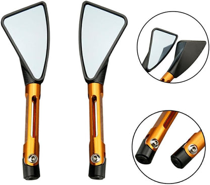 ya 2 8.15 Universal Side Rearview Rear View Mirror for Ducati for BMW Aprilia Gold