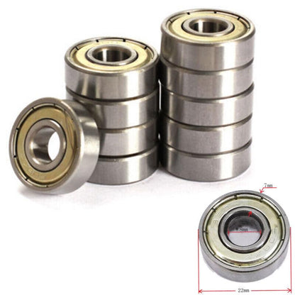 ya 16 10.20 baidi 10Pcs Durable Carbon Steel Portable Deep Groove Ball Bearing for Mini ature 625zz