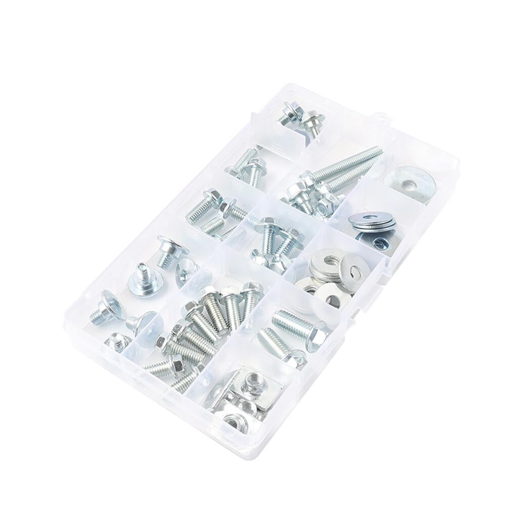 ya 6 8.24 baidi 62pc Body Bolt Kit Fasteners Washer Nut for Honda CR125R 87-1997 CR250R 1988-96