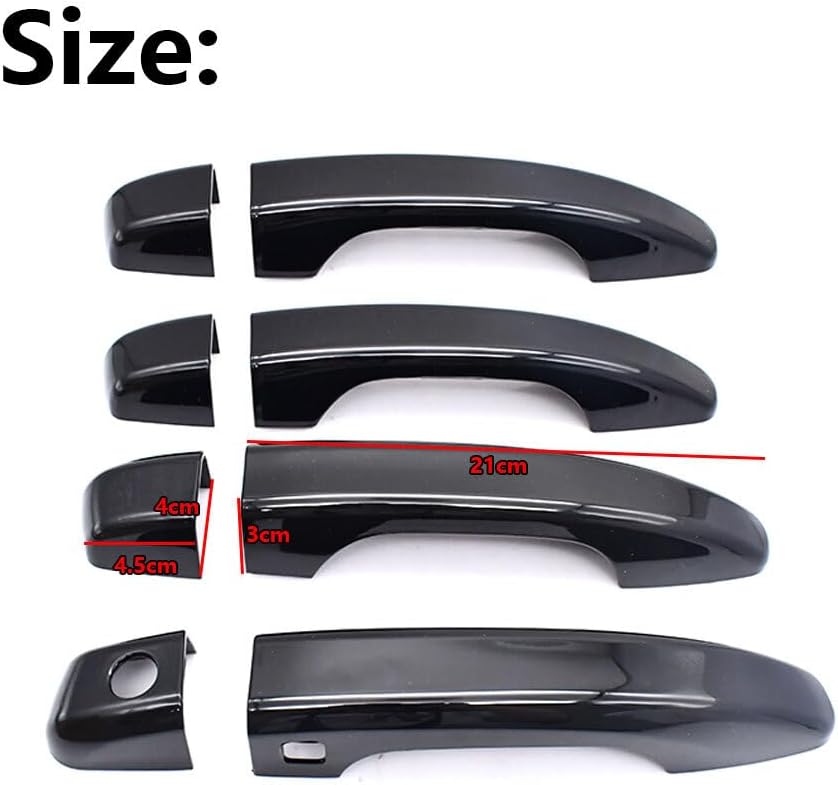 ya 10 9.16 baidi for Honda for Accord 10th Gen 2018-2022 Car Exterior Door Handle Cover Bright Black