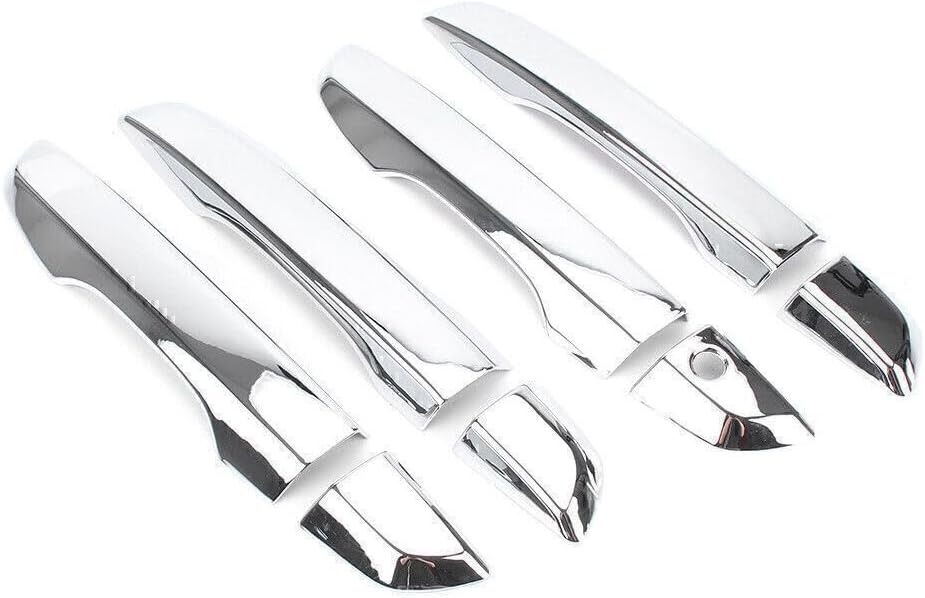 ya 4 8.14 Side Door Handle Catch Trim Cover Fit for Honda for Civic Sedan 2016-2018 Chrome Car
