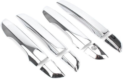 ya 4 8.14 Side Door Handle Catch Trim Cover Fit for Honda for Civic Sedan 2016-2018 Chrome Car