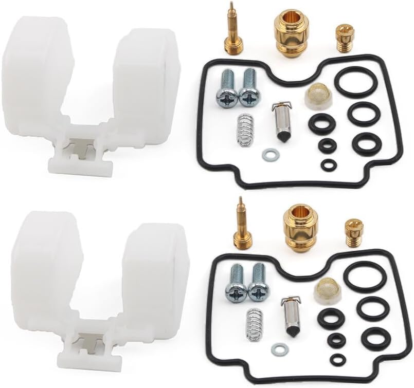 ya 13 9.15 baidi for Yamaha V-Star 1100 XVS1100 1999-2005 Carburetor Repair Kit Air Screw Float