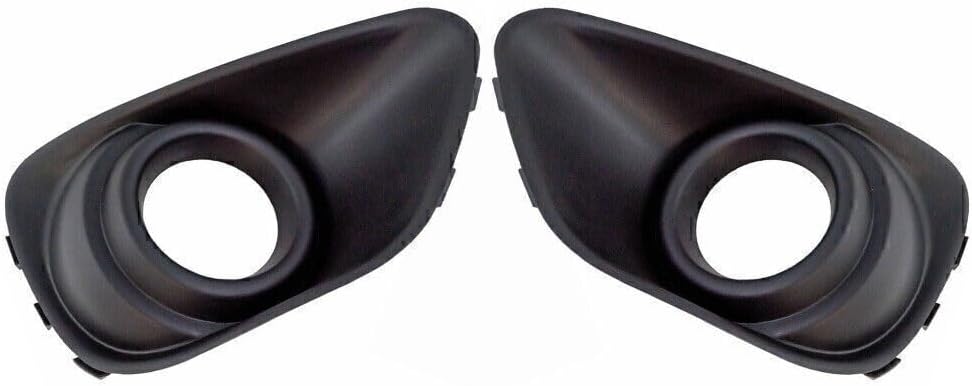 ya 10 9.16 zhengce for Jeep Compass 2011-2017 Pair Front Bumpe Fog Light Lamp Bezels Cover