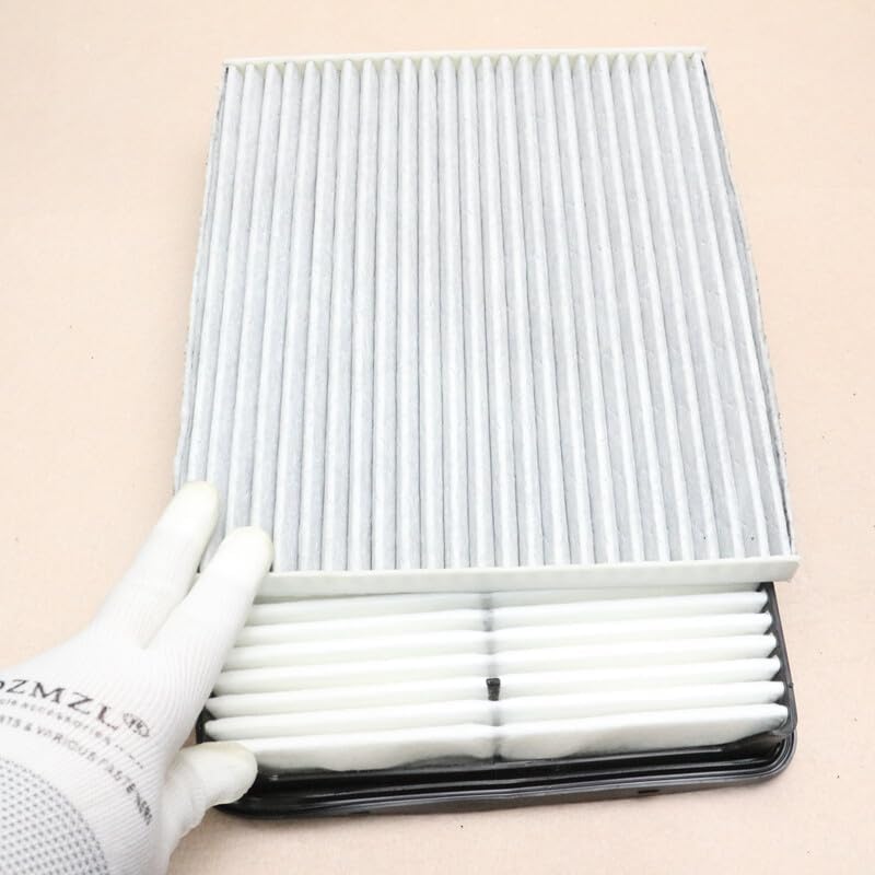 ya 23 10.7 baidi Engine + Carbon Compartment Air Filter Combo Kit for Hyundai Sonata 2011-2015 L4 2.4L-