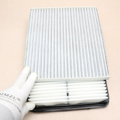 ya 23 10.7 baidi Engine + Carbon Compartment Air Filter Combo Kit for Hyundai Sonata 2011-2015 L4 2.4L-