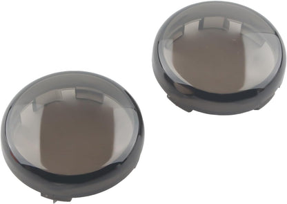 ya 2 8.15 Smoke Turn Signal Light Lens Covers for Harley Touring Electra Road Glide Dyna