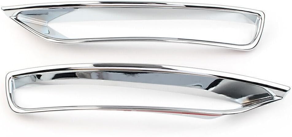 ya 4 8.14 2pcs Car ABS Chrome Rear Fog Light Cover Trim for Subaru forester 2013 2014-2018