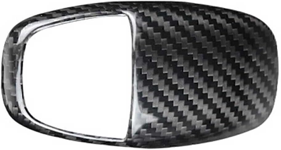 ya 4 8.14 Gear Shift Knob Cover Sticker Trim Fit for Challenger for Charger 2015-2020 Carbon Fiber