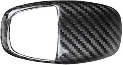 ya 4 8.14 Gear Shift Knob Cover Sticker Trim Fit for Challenger for Charger 2015-2020 Carbon Fiber