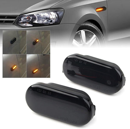 ya 4 8.8 12 Volt LED Side Marker Light Amber Turn Signal for VW Bora Golf 3 4