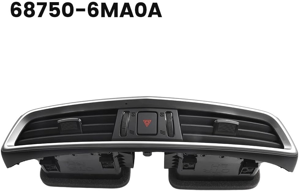 ya 10 9.16 baidi Center for Dash Vent Assembly Sport Plastic Black Interior Part 68750-6MA0A