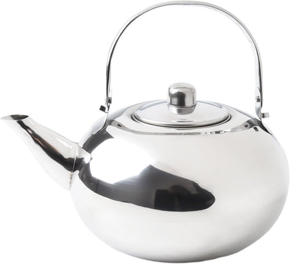 ya 14 9.20 baidi Stainless Steel Kettle Heat Resistant Handle Stovetop Camping Coffee Pot New-1